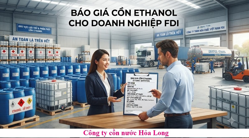 Cồn Ethanol Cho Doanh Nghiệp FDI – Giải Pháp Cung Ứng Nguyên Liệu Ổn Định
